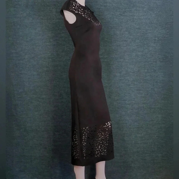 Clover Canyon Neoprene Laser Cut Out Midi-Dress - Picture 11 of 16